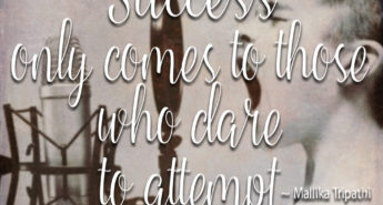 Mallika Tripathi success quote